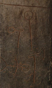 Tonga Door With Etched Figures