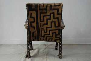 Traditional Kuba Beaded Chiefäó»s Chair