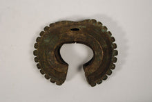 A Dan, Liberia bronze anklet with a raised knobbed decorative edge