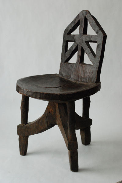 Ethiopian chair with three arching legs