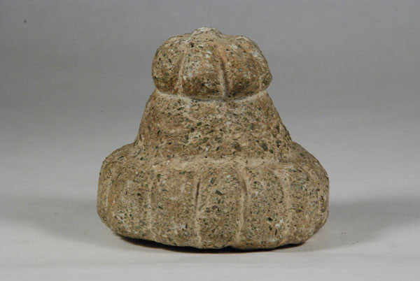 early Bactrian ritual object carved out of conglomerate stone