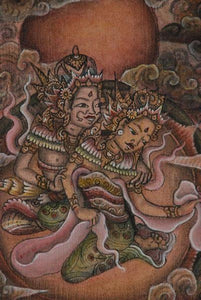 Balinese God + Goddess: World Of Love Painting